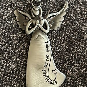 Pewter Angel Ornament